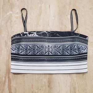 CLOVER CANYON Marble Crop Top